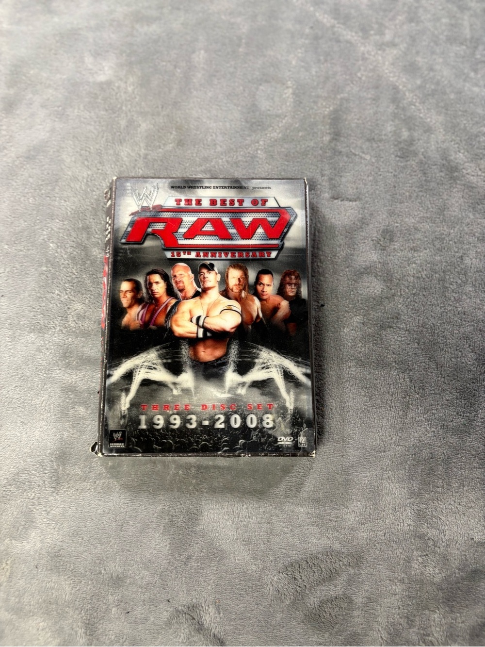 WWE RAW Anniversary DVD Set - Black, Red